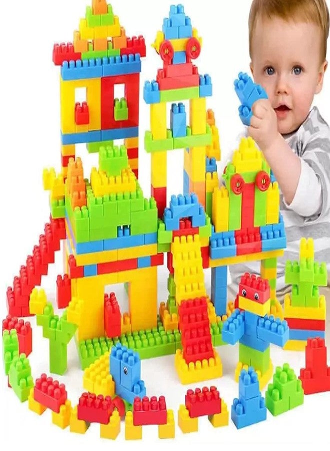 PULSBERY New Non-Toxic Building Blocks Toy Set for 3-8 Years Old Kids Boys & Girls,Multi Color,200 Piece (Building Block Game) - Image 3